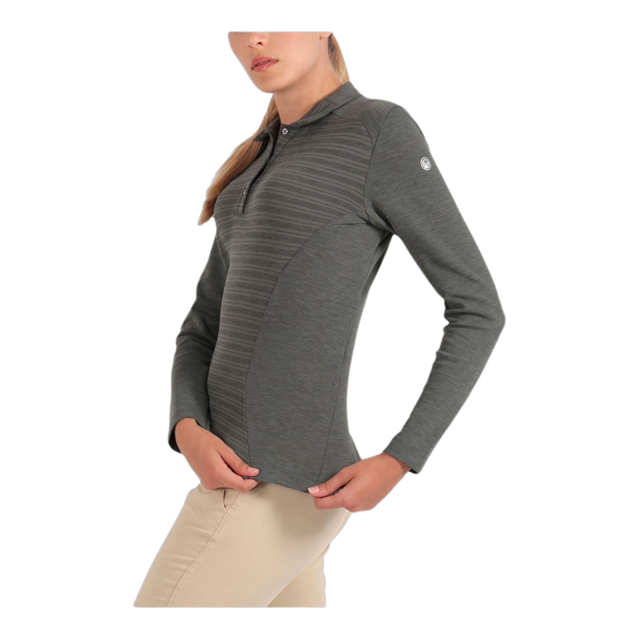 Chervo W Polo Allstop Manica Lunga Verde Donna