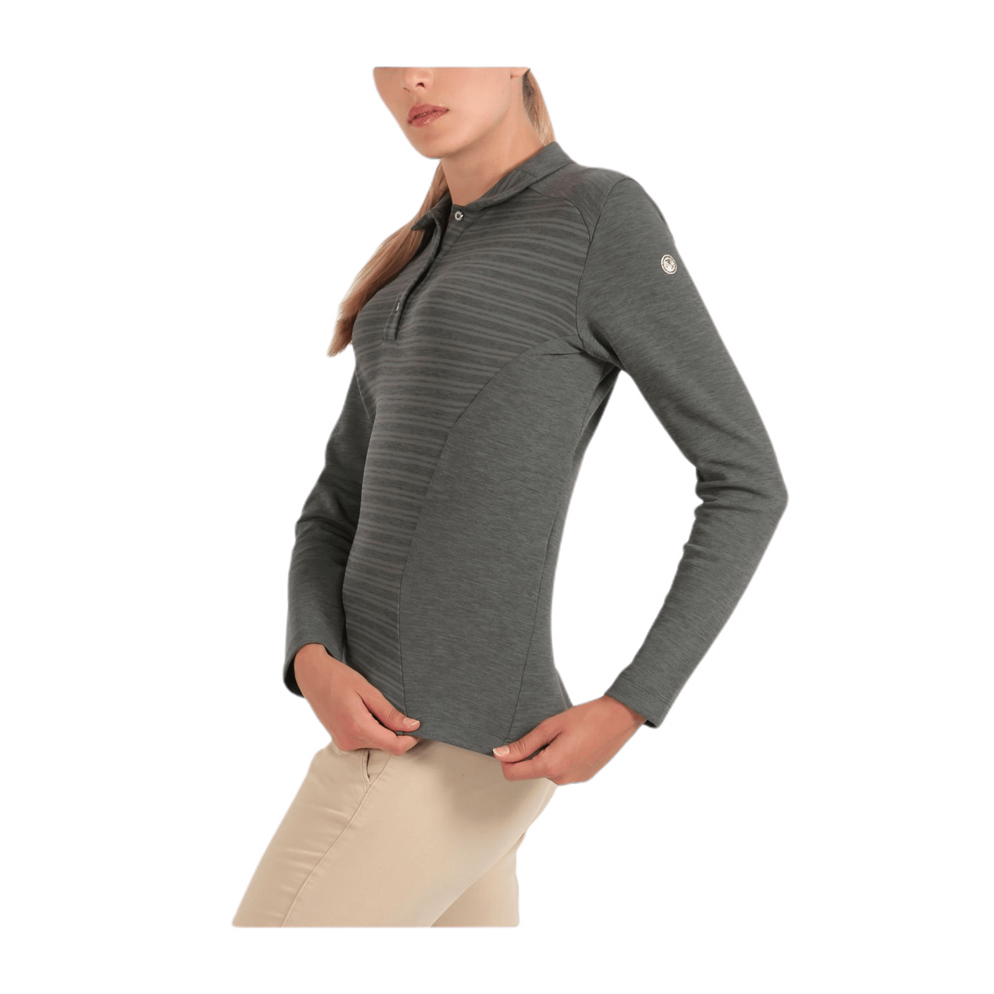 Chervo W Polo Allstop Manica Lunga Verde Donna