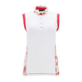 Chervo W Alaavio SL Polo Bianco/Rosso fantasia Donna