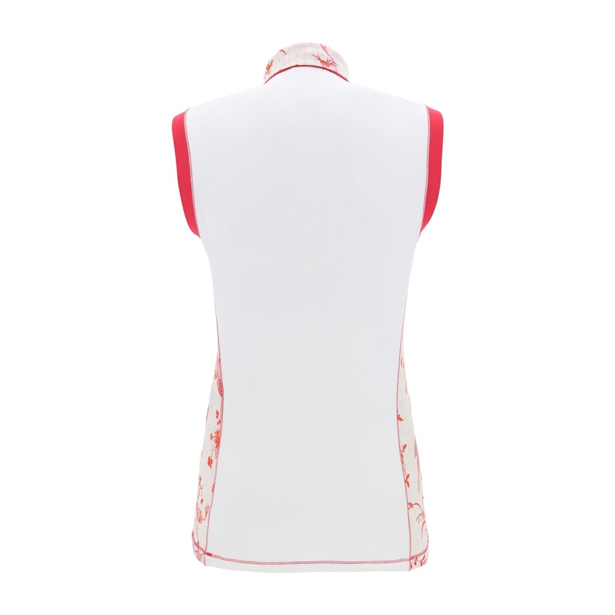 Chervo W Alaavio SL Polo Bianco/Rosso fantasia Donna