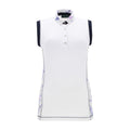Chervo W Alaavio SL Polo Bianco/Blu fantasia Donna