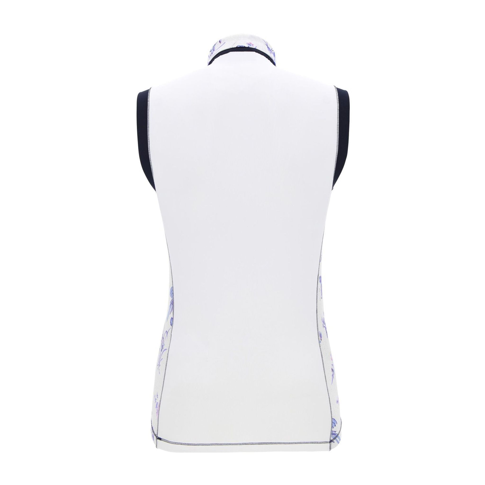 Chervo W Alaavio SL Polo Bianco/Blu fantasia Donna