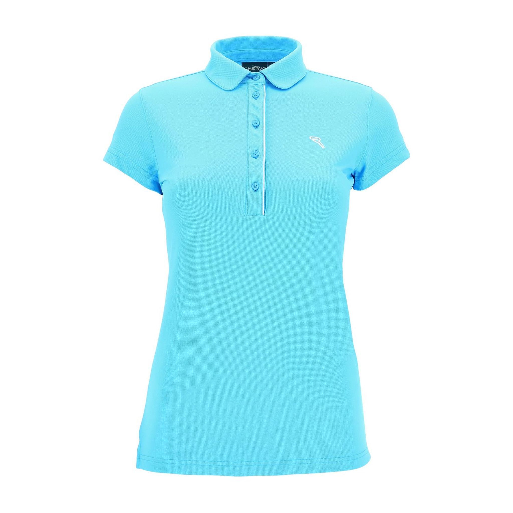 Chervo W Monkey SS Polo Azzurro Donna