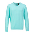 Maglione Callaway Cashmere V-Neck Aruba Blu Uomo