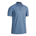 Callaway M All Over Mini Floral SS Polo Uomo Caviar