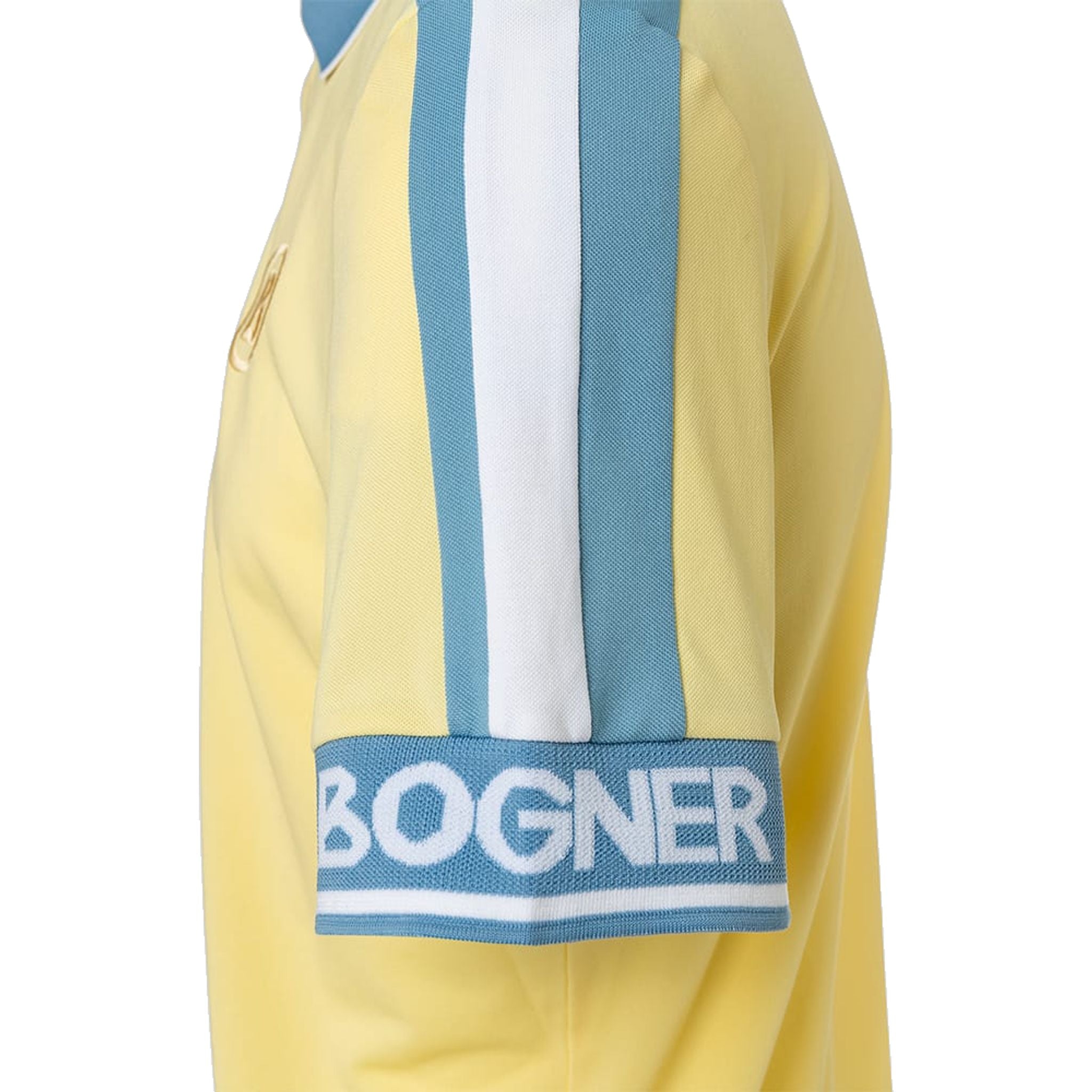Bogner M Pinos Polo Giallo Pastello Uomo