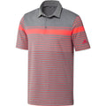 Adidas Ultimate Engineered Heather Polo Rosso/Corallo/Grigio Uomo