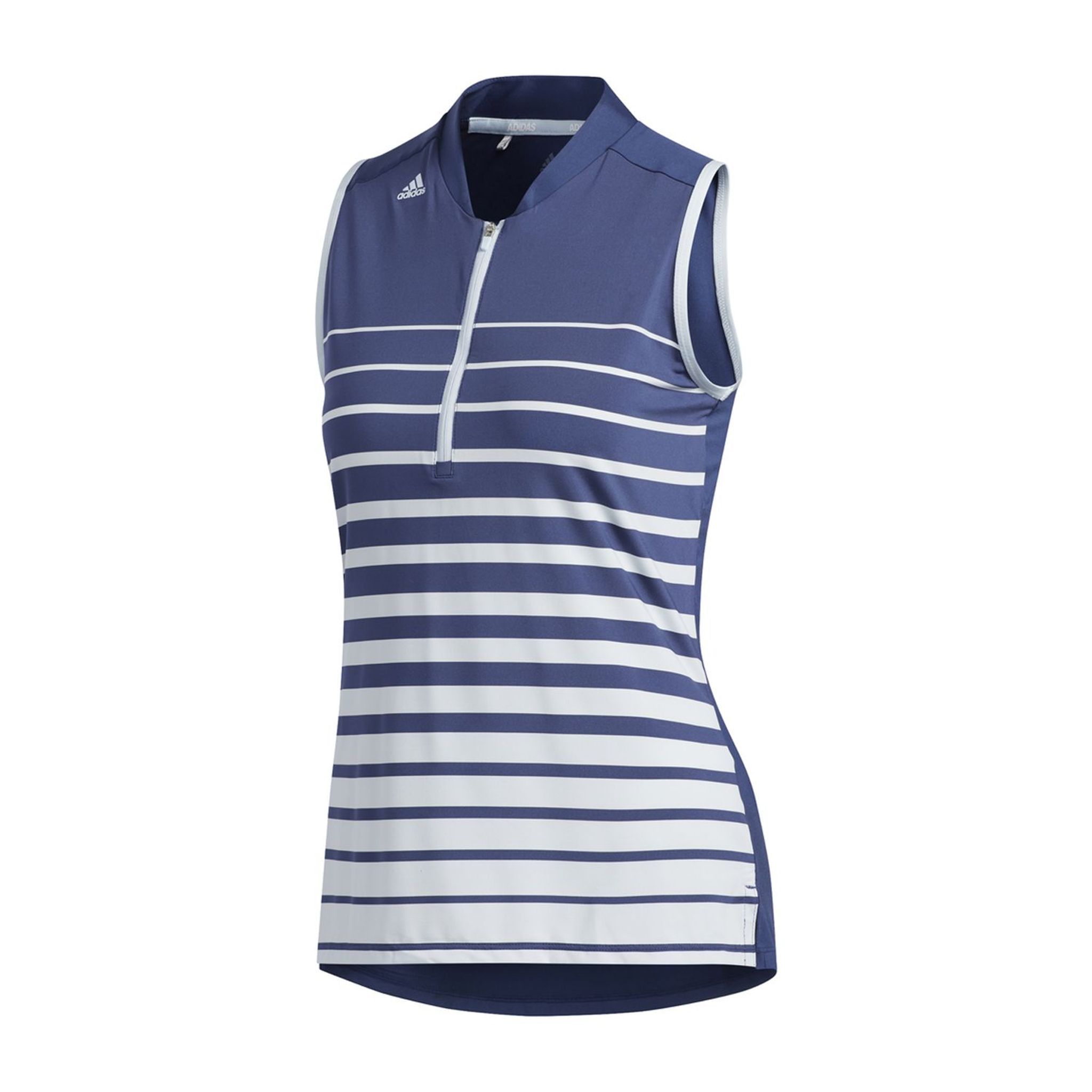 Adidas W Engineered Stripe SL Polo Indaco Donna