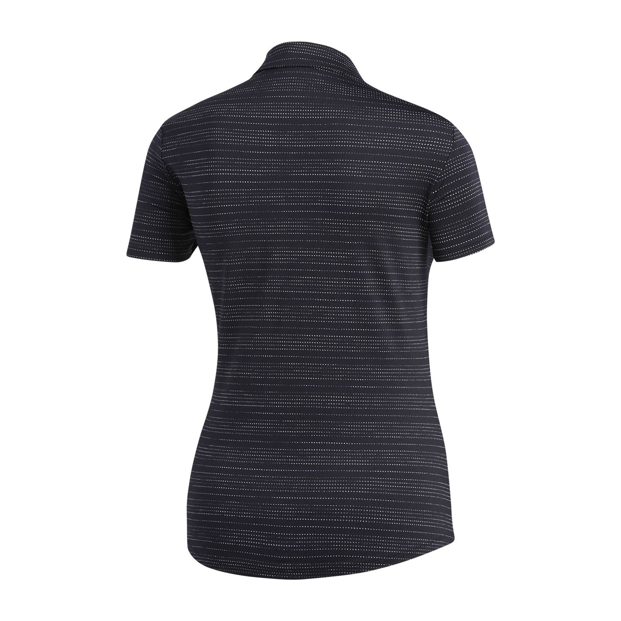 Adidas W Microdot SS Polo Nero/Bianco Donna