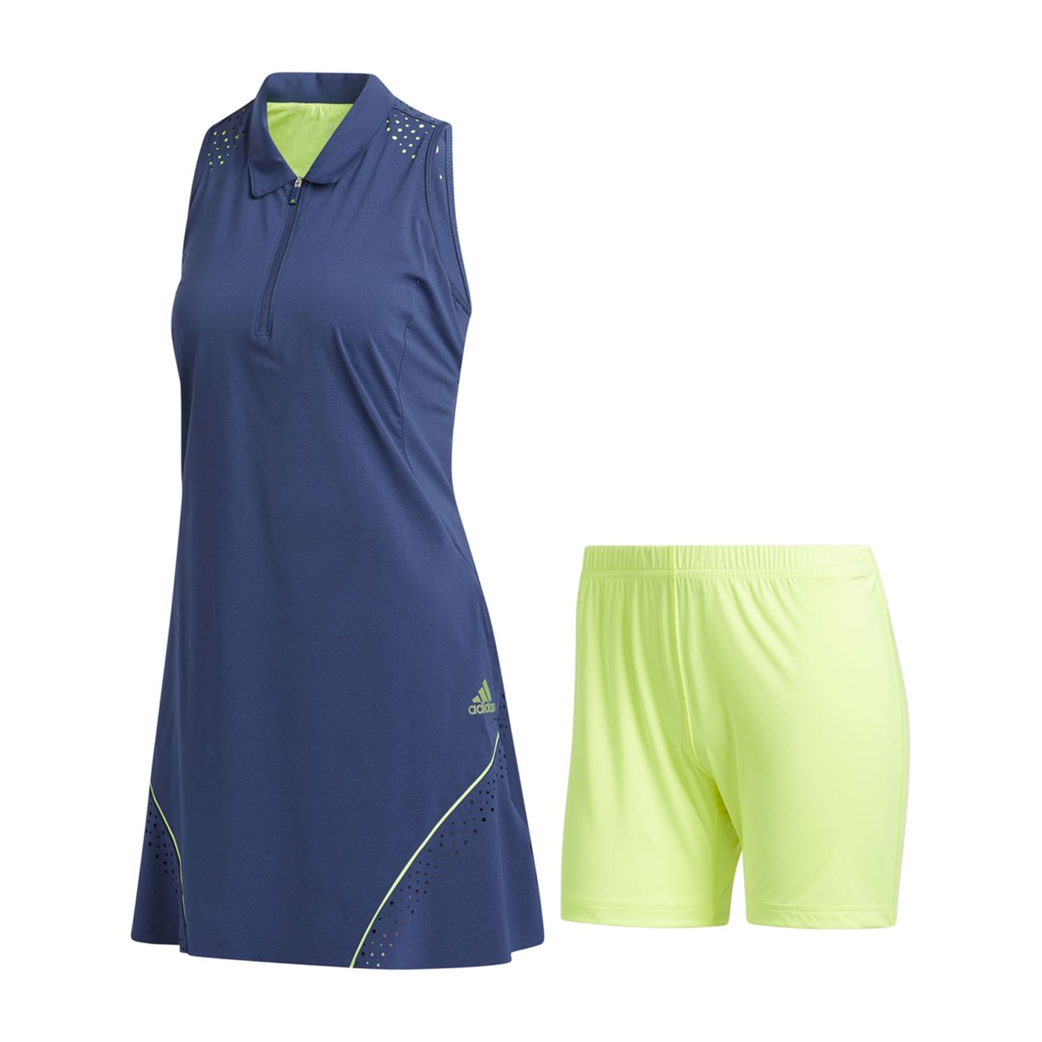 Adidas W Perforated Color Pop Dress Tech Indigo Donna