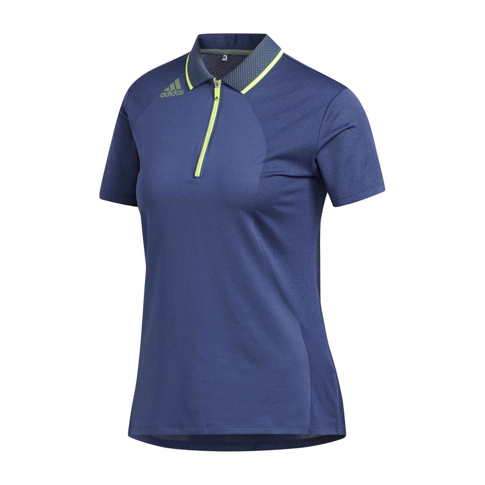 Adidas W Aeroready Engineered SS Polo Tech Indigo Donna