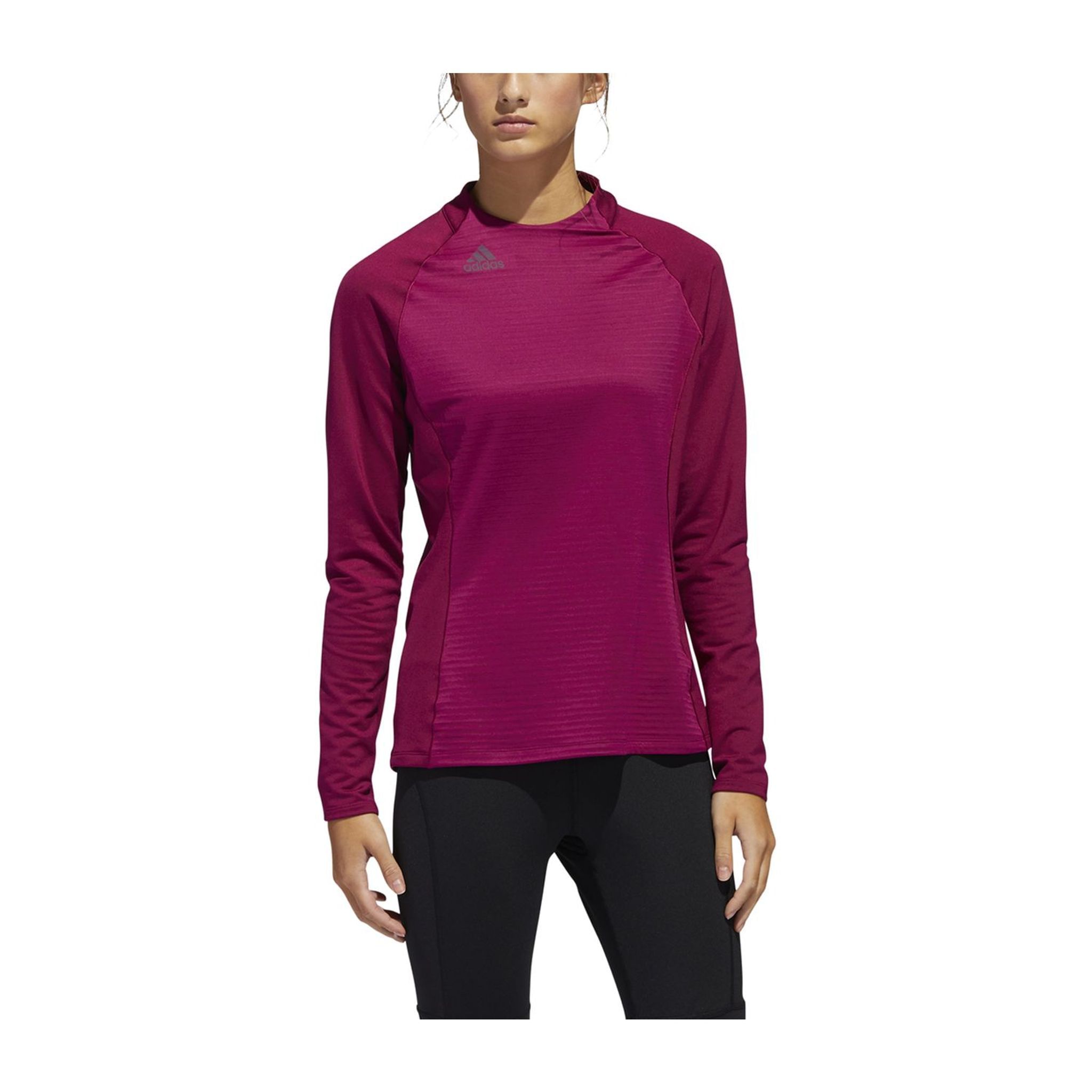 Adidas W Cold.Rdy LS Maglione Power Berry Donna