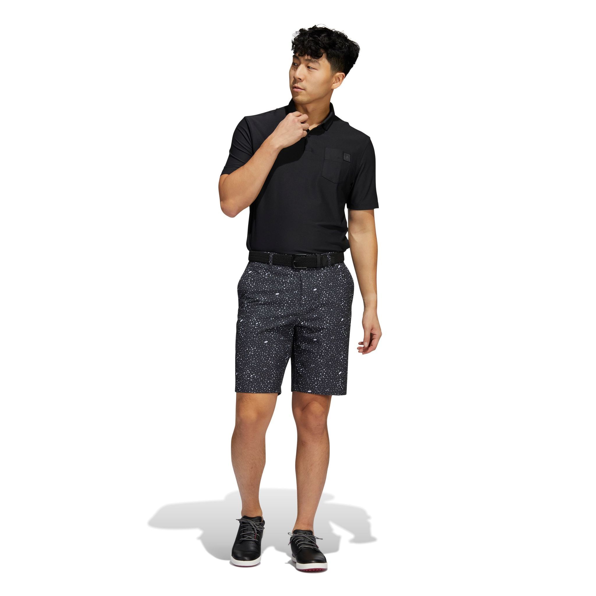 Adidas M Ultimate 365 Flag Print Short Nero/Grigio Three Men