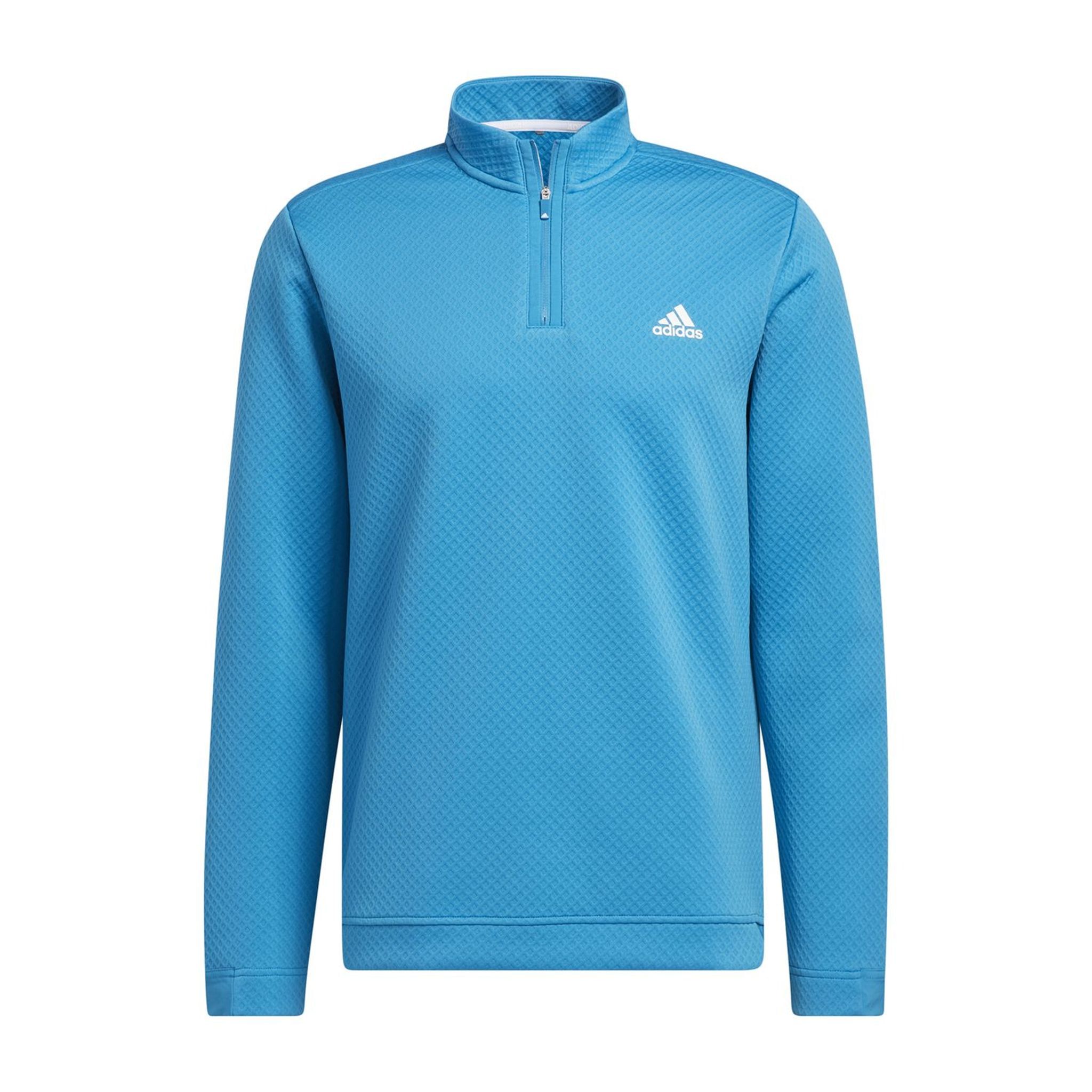 Maglione Adidas DWR Half Zip Turchese Uomo