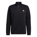 Felpa con zip 1/4 resistente e idrorepellente Adidas M nera da uomo