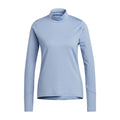 Adidas W Layer Mock Maniche Lunghe Azzurro Donna