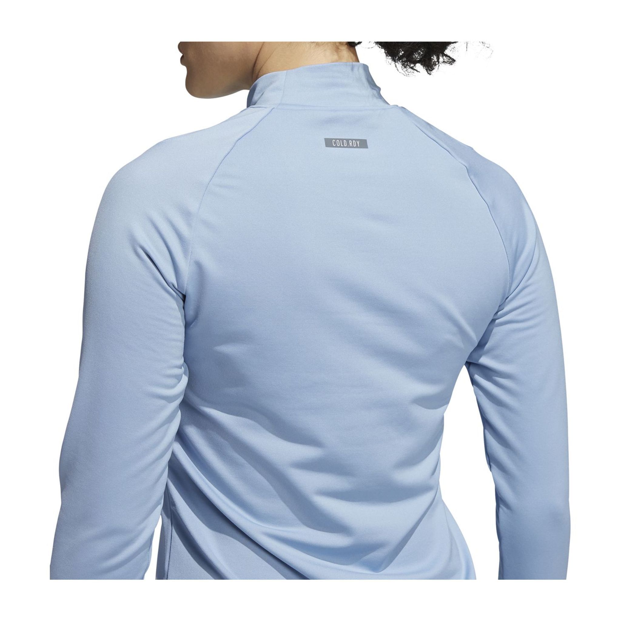 Adidas W Layer Mock Maniche Lunghe Azzurro Donna