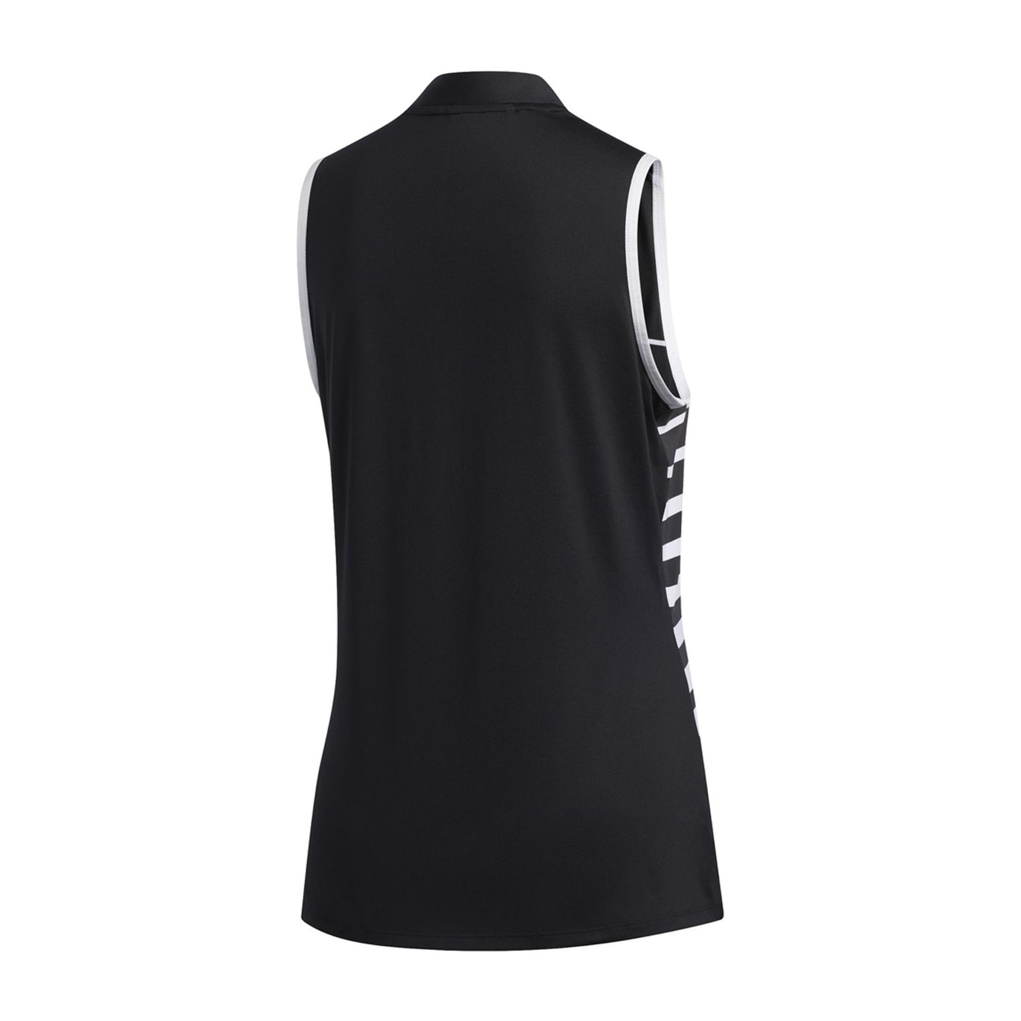 Adidas W Engineered Stripe SL Polo Nero/Bianco Donna
