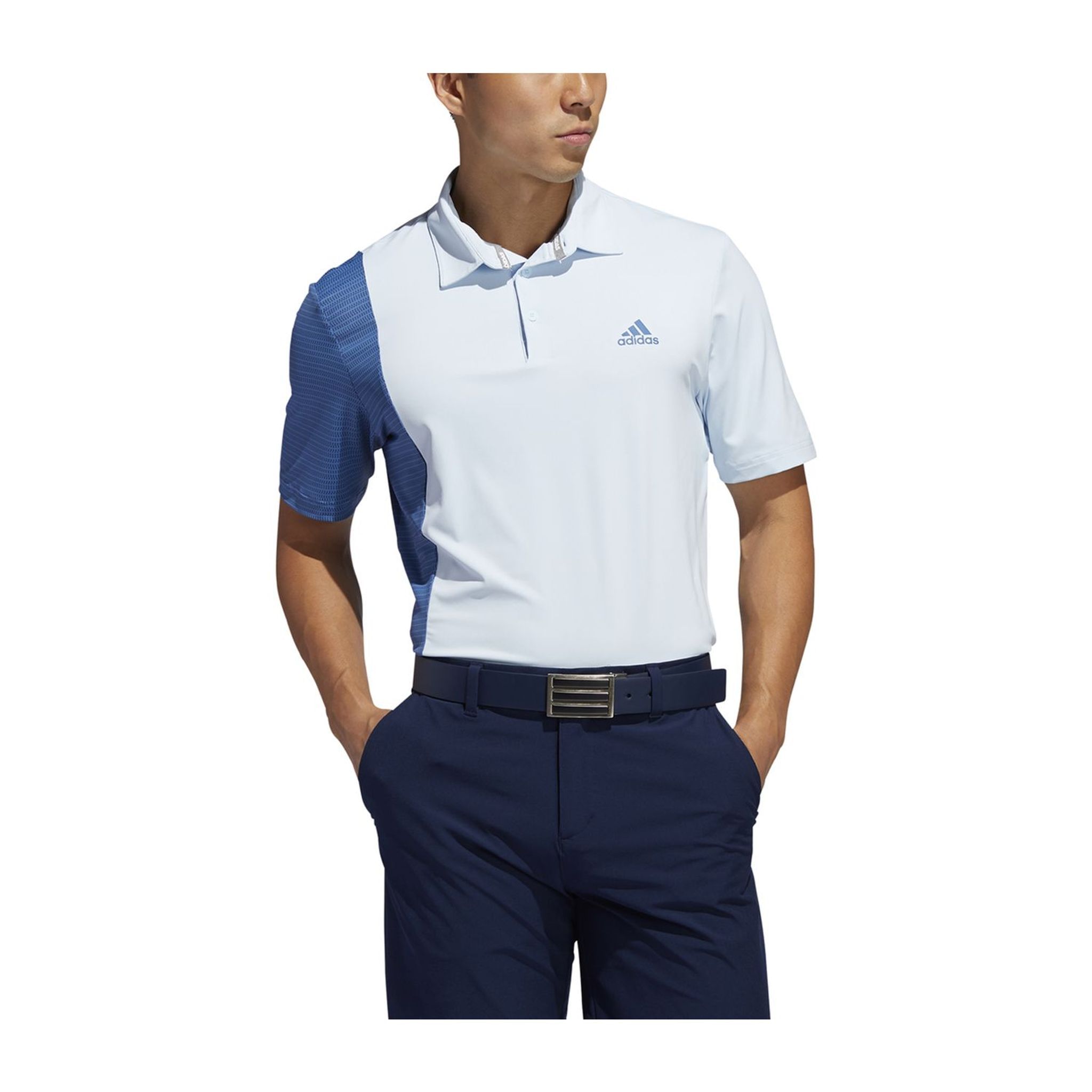 Adidas Ultimate 365 Blocked Polo Sky Tint/Royal/Blu Navy Uomo