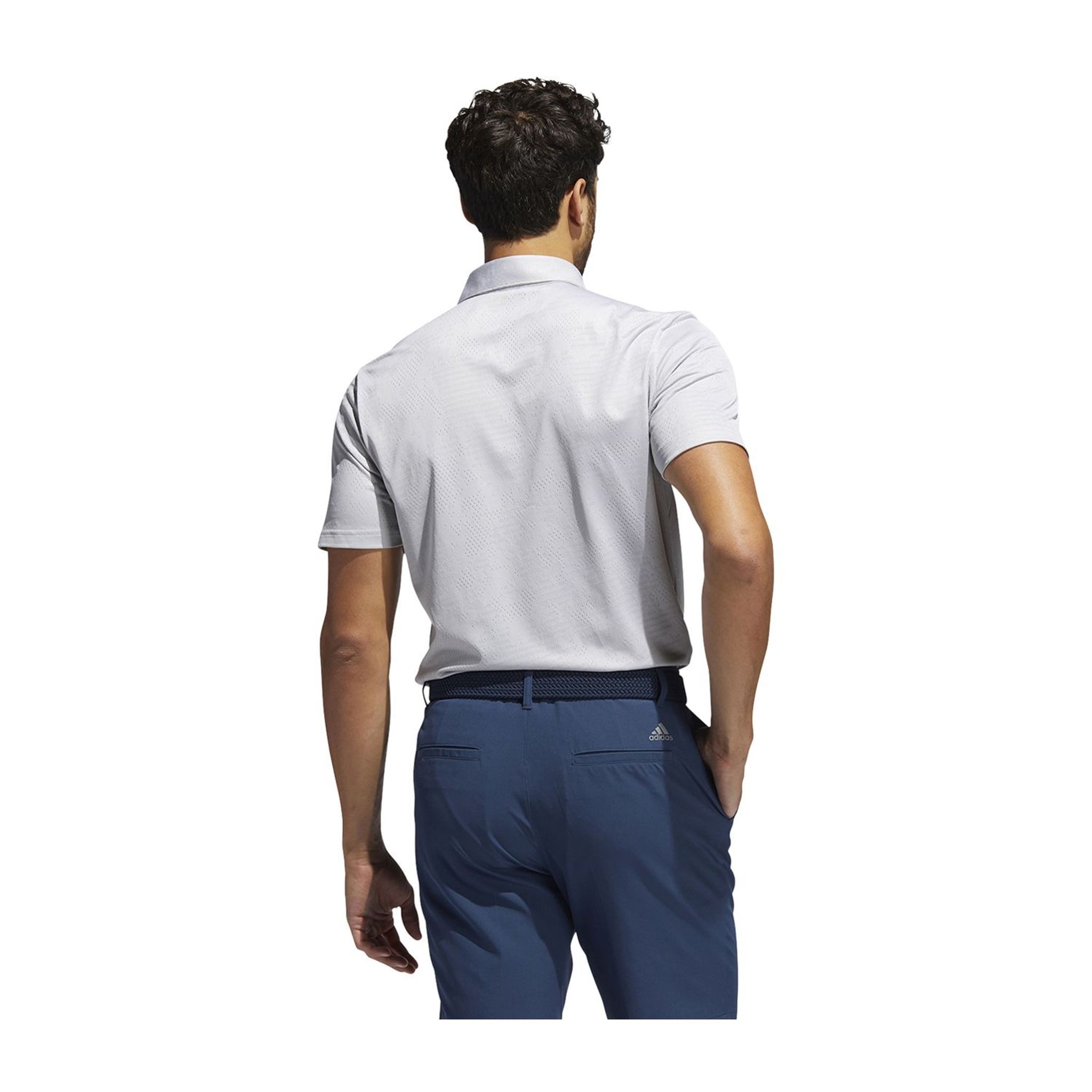 Polo Adidas Camo SS Bianco/Grigio Uomo