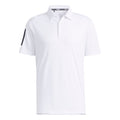 Polo Adidas 3-Stripes Basic SS Bianco/Nero Uomo