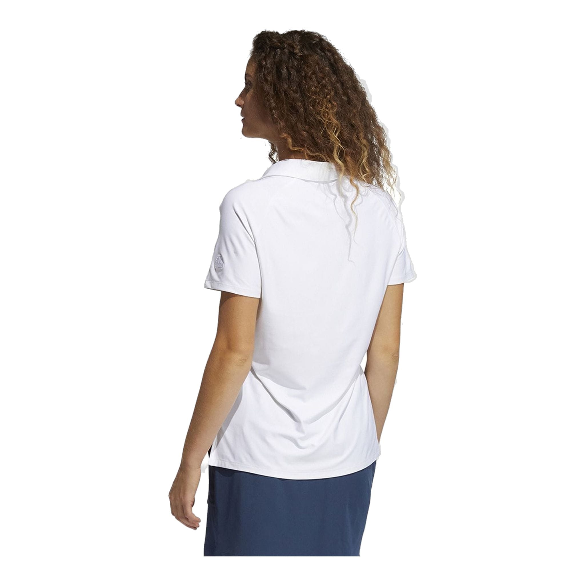 Adidas W Go-To SS Polo Bianco Donna