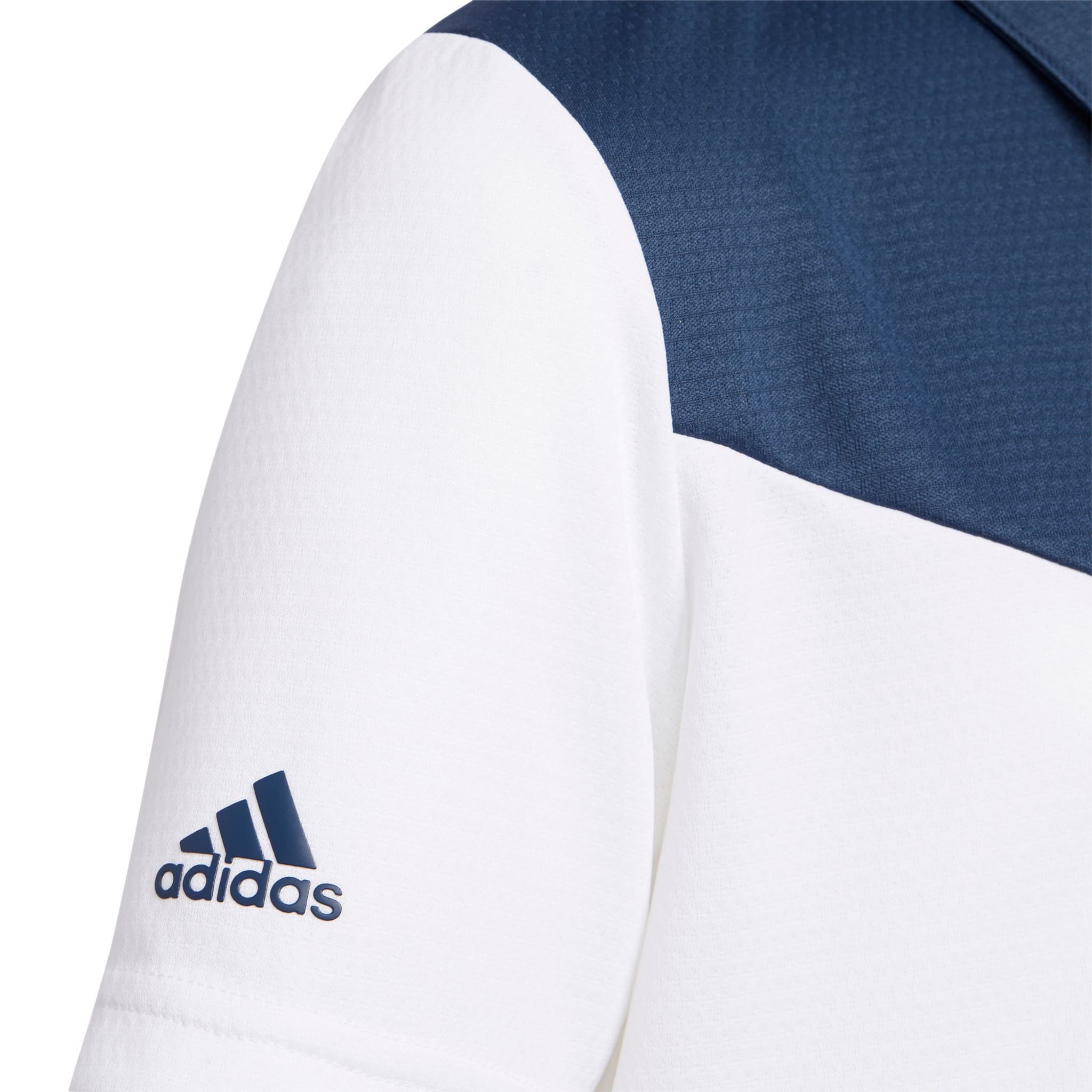 Adidas Jr. Polo Crew blu navy/blu rush/bianco