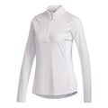 Adidas W Polo Aeroready UPF50 Manica Lunga Bianco/Arancione Donna