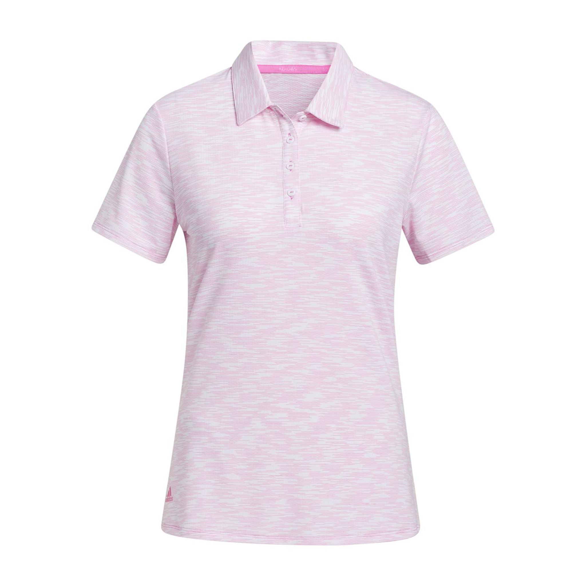 Adidas W Spacedye SS Polo Bianco/Rosa Donna