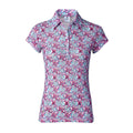 Polo da donna in maglia Paisley Daily Sports Light Blue Donna