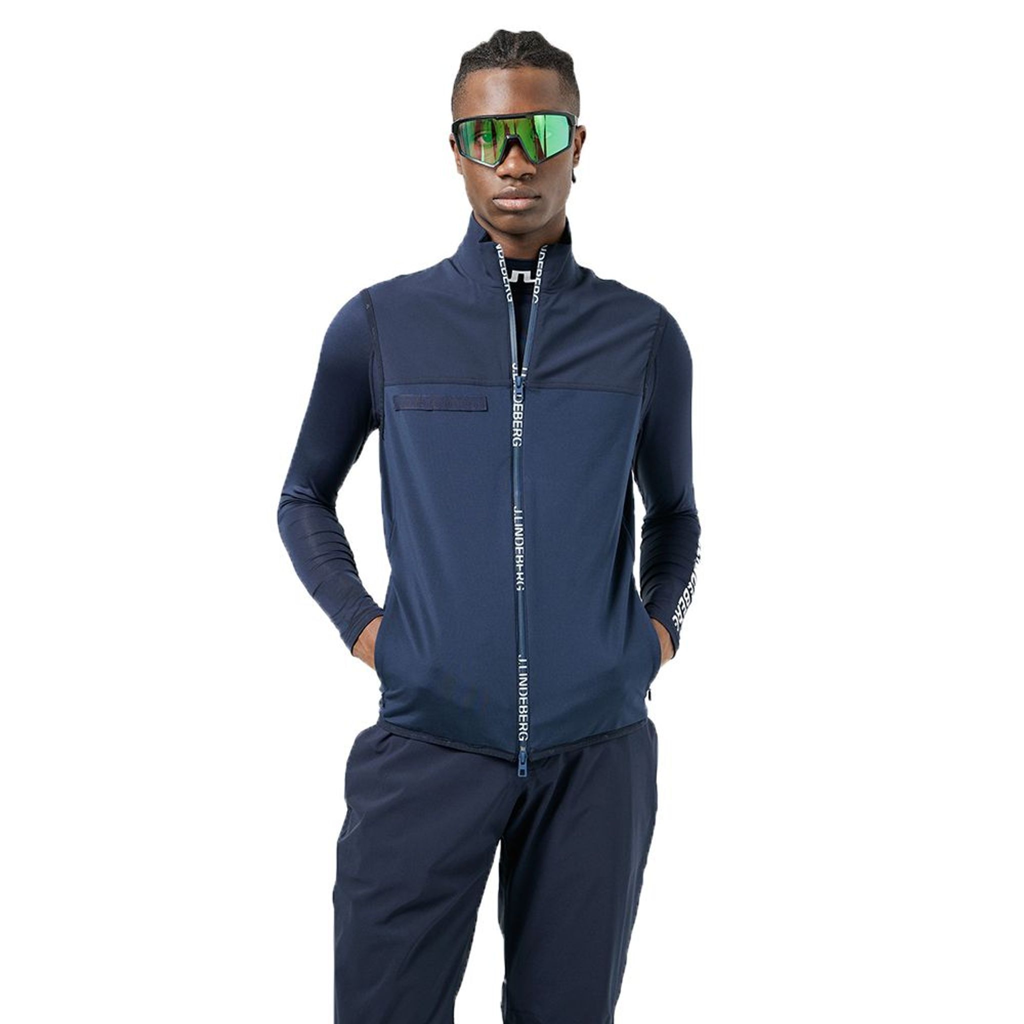 J. Lindeberg Lee Gilet da golf strato intermedio da uomo