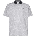 Polo Oakley Divisional Print Geometric da uomo