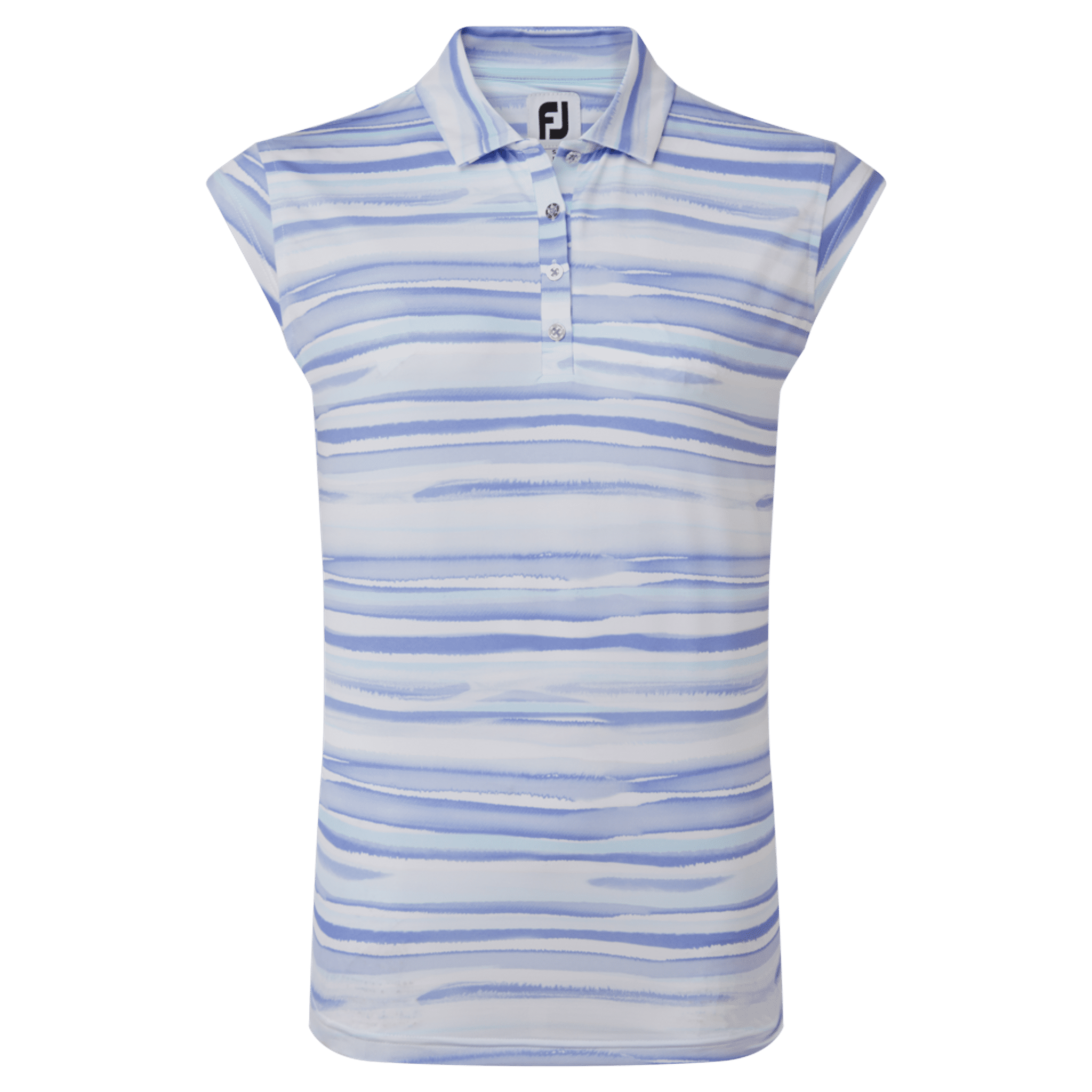 Footjoy Footjoy Polo Manica Lunga Stampa Acquerello Filo di Scozia Donna Donna