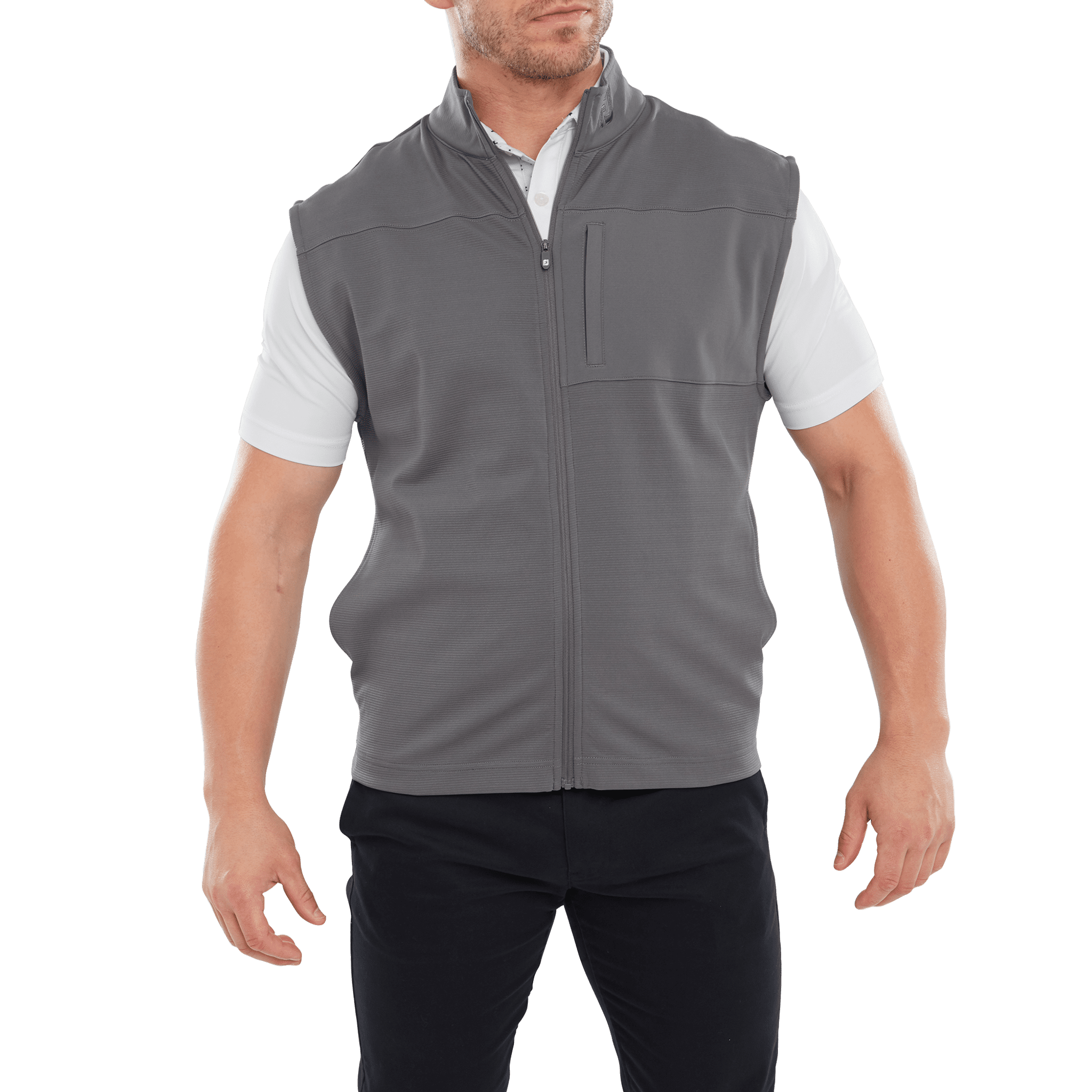 Gilet in maglia ottomana Footjoy da uomo