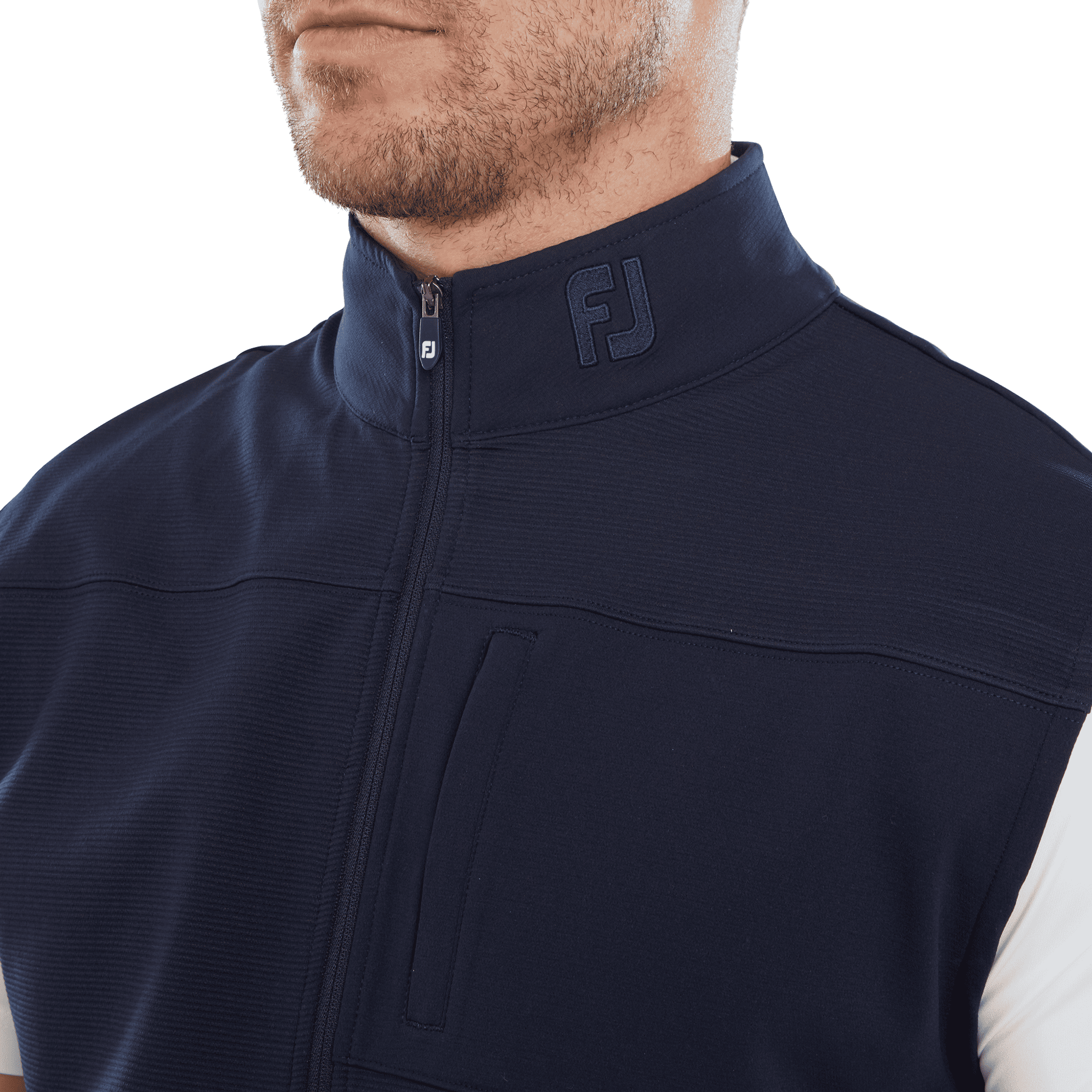 Gilet in maglia ottomana Footjoy da uomo