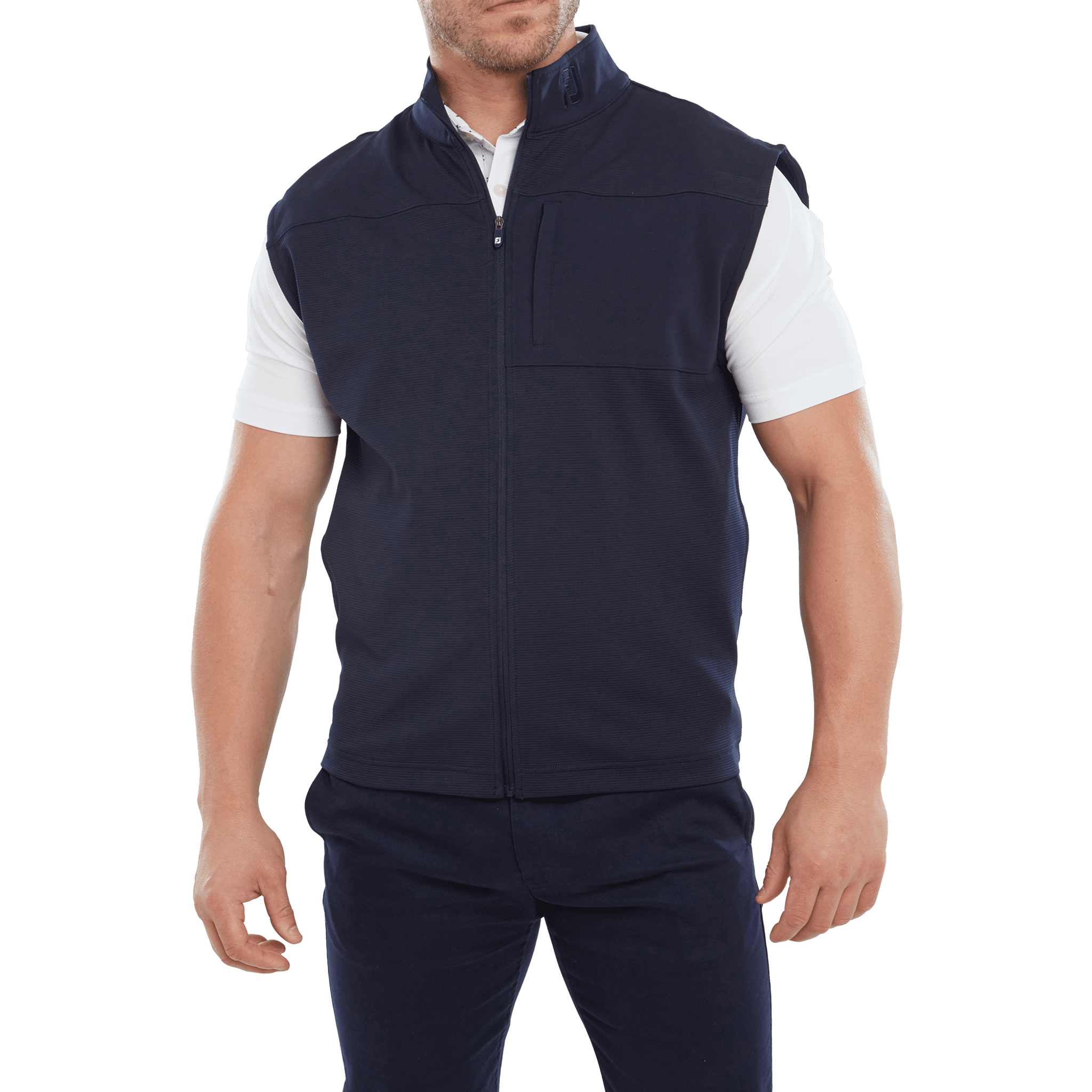 Gilet in maglia ottomana Footjoy da uomo