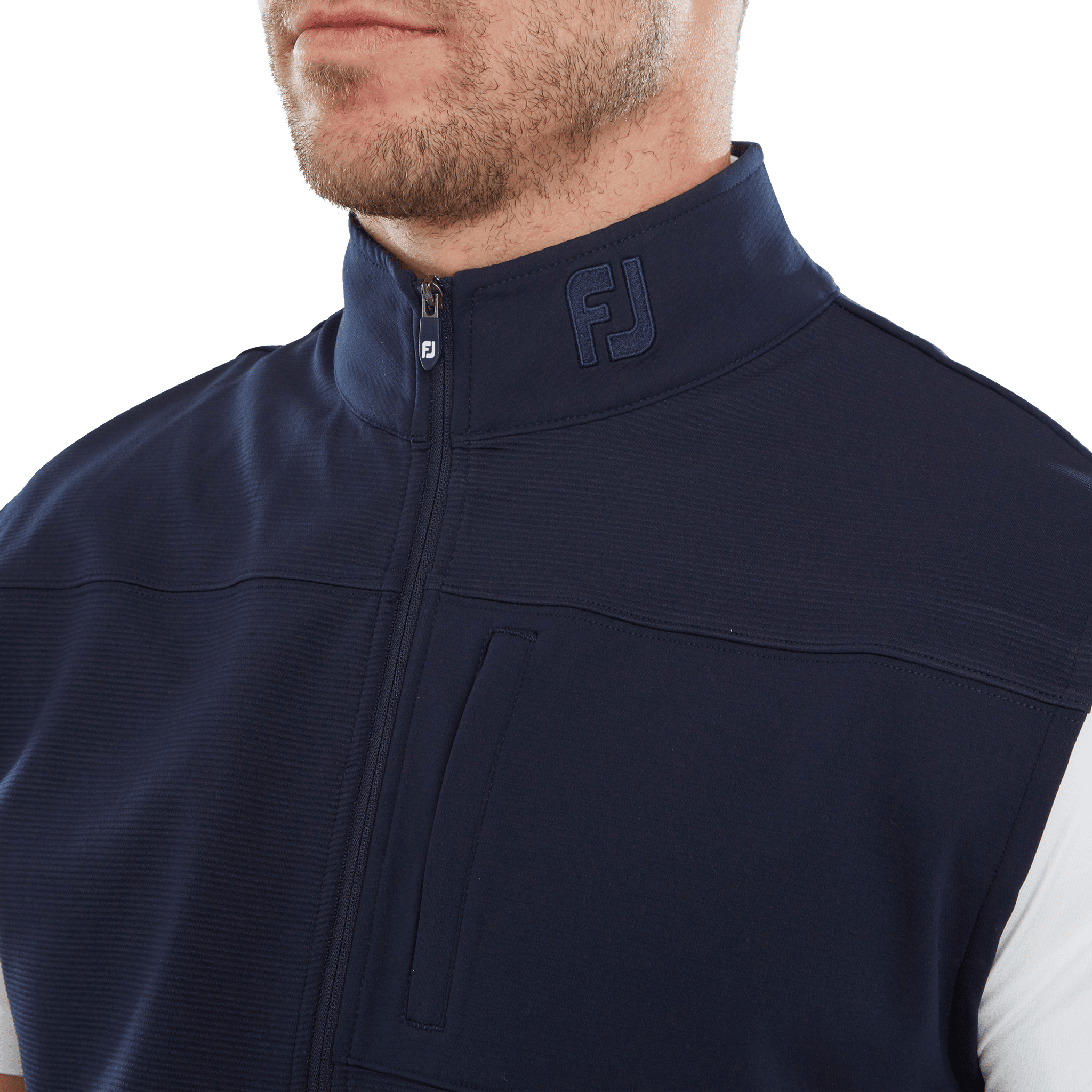 Gilet in maglia ottomana Footjoy da uomo