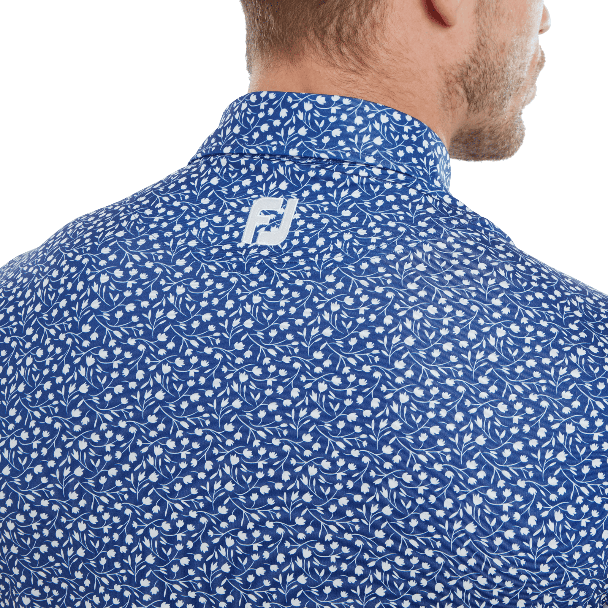 Polo da uomo Footjoy Tossed Tulips