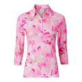 Polo da donna a maniche 3/4 in rete Cammy QuickDry Daily Sports