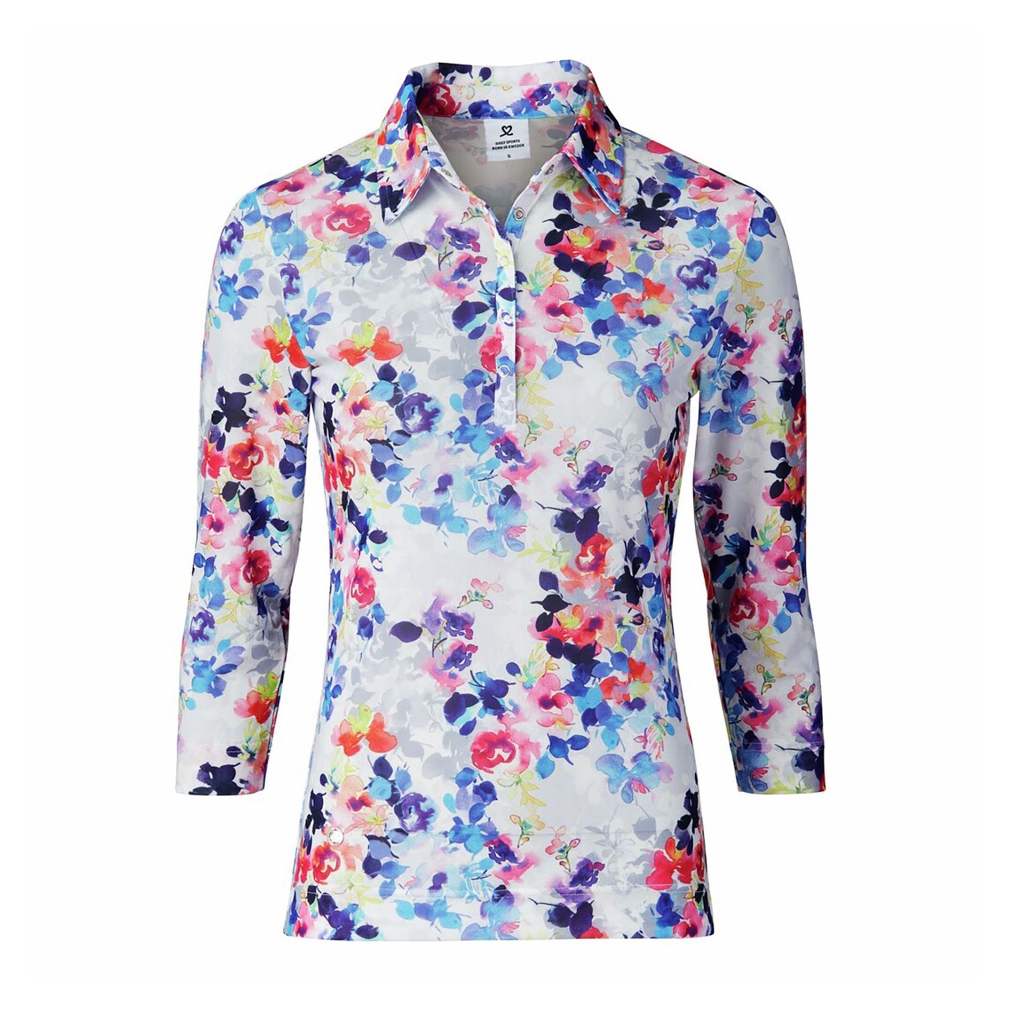 Polo da donna a maniche 3/4 in rete Mira QuickDry Daily Sports
