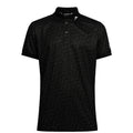Polo con stampa J. Lindeberg M Tour Tech Reg Fit JL Navy Bridge Mono da uomo