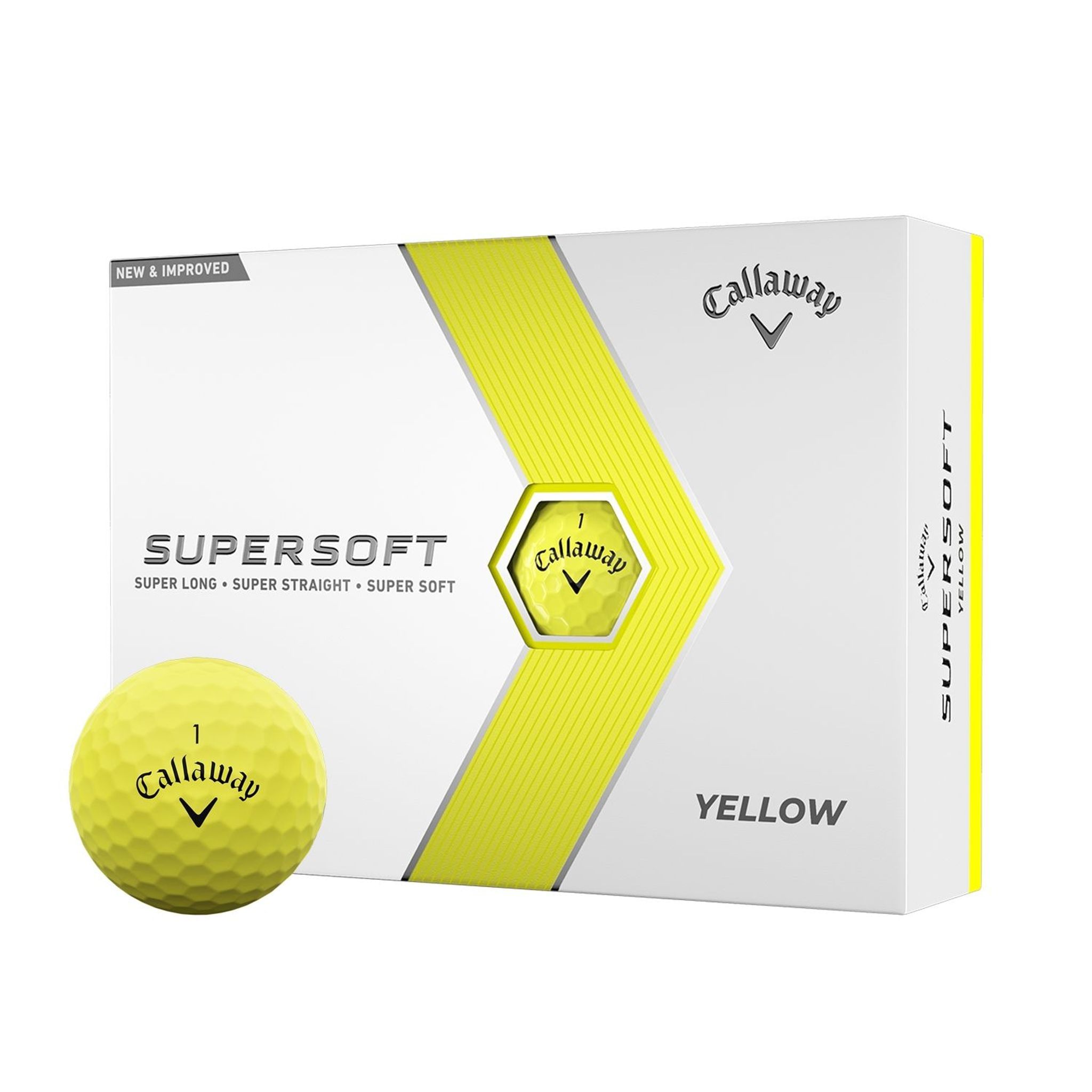 Palline da golf Callaway Supersoft (23) (12 pezzi)