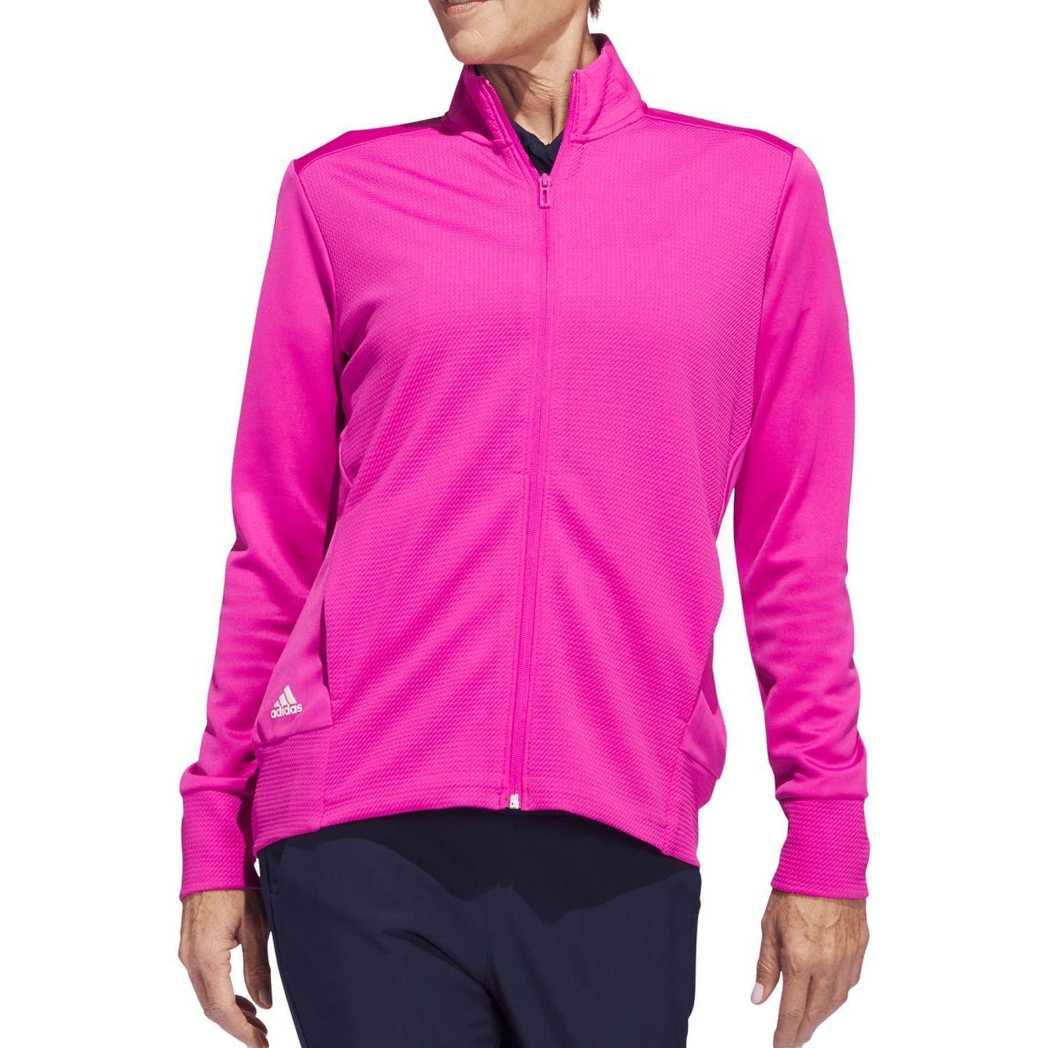 Giacca Adidas testurizzata con zip intera da donna