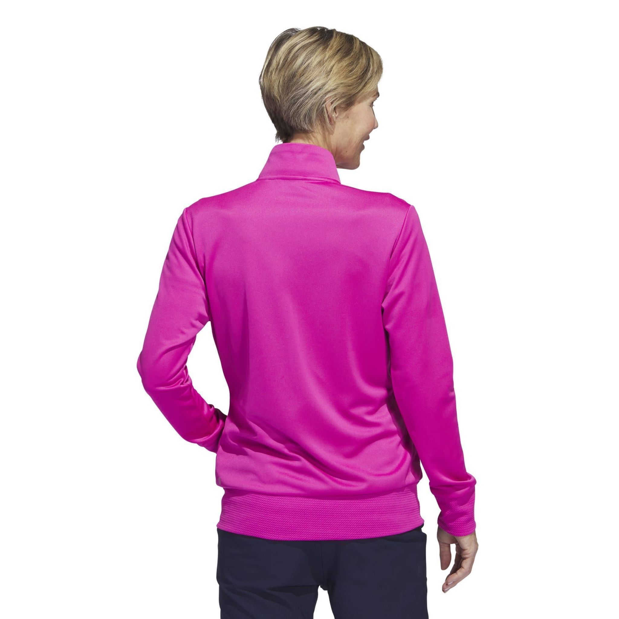 Giacca Adidas testurizzata con zip intera da donna
