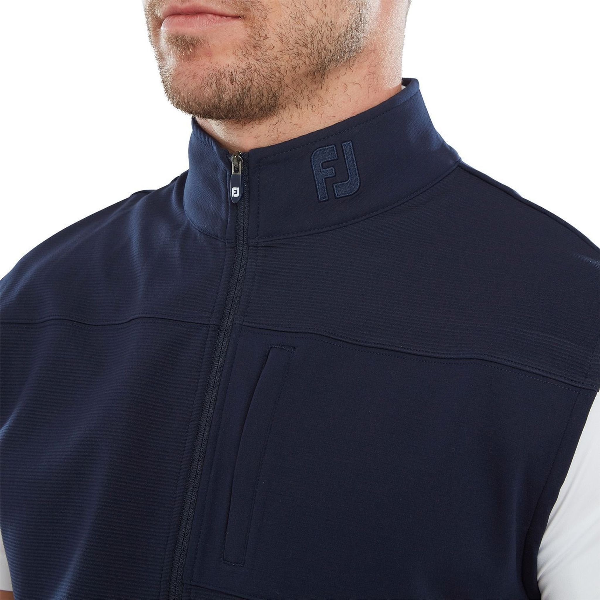 Gilet in maglia ottomana Footjoy da uomo