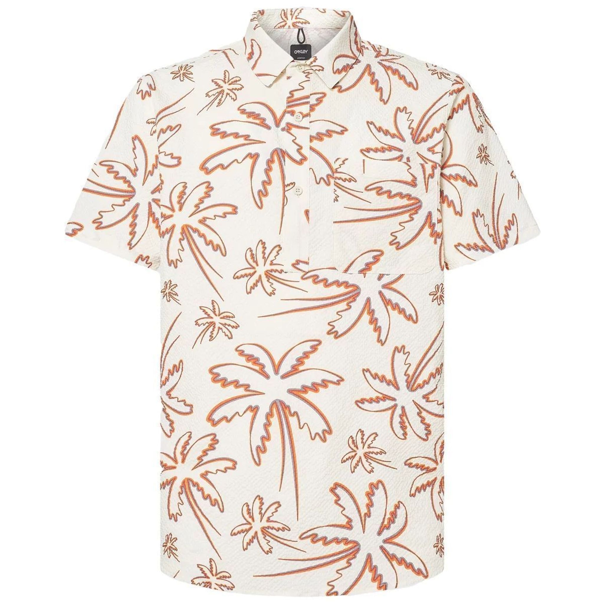 Polo Oakley Deco Palms con bottoni da uomo