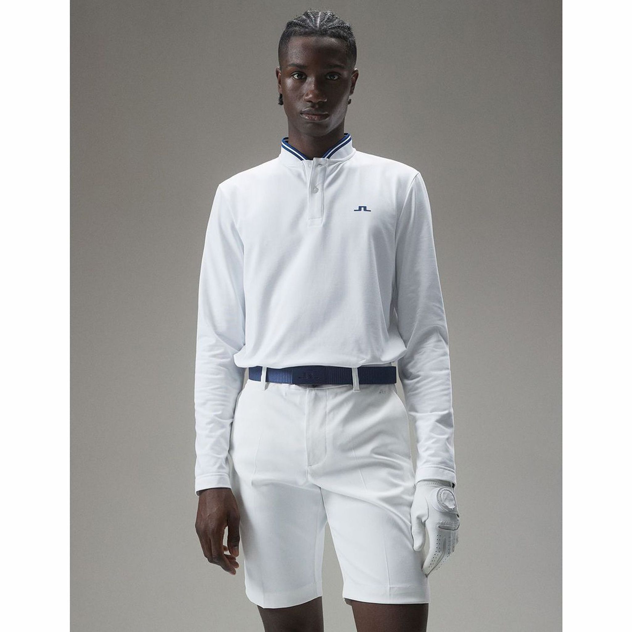 J. Lindeberg Tyson Polo Regular Fit Manica Lunga Uomo