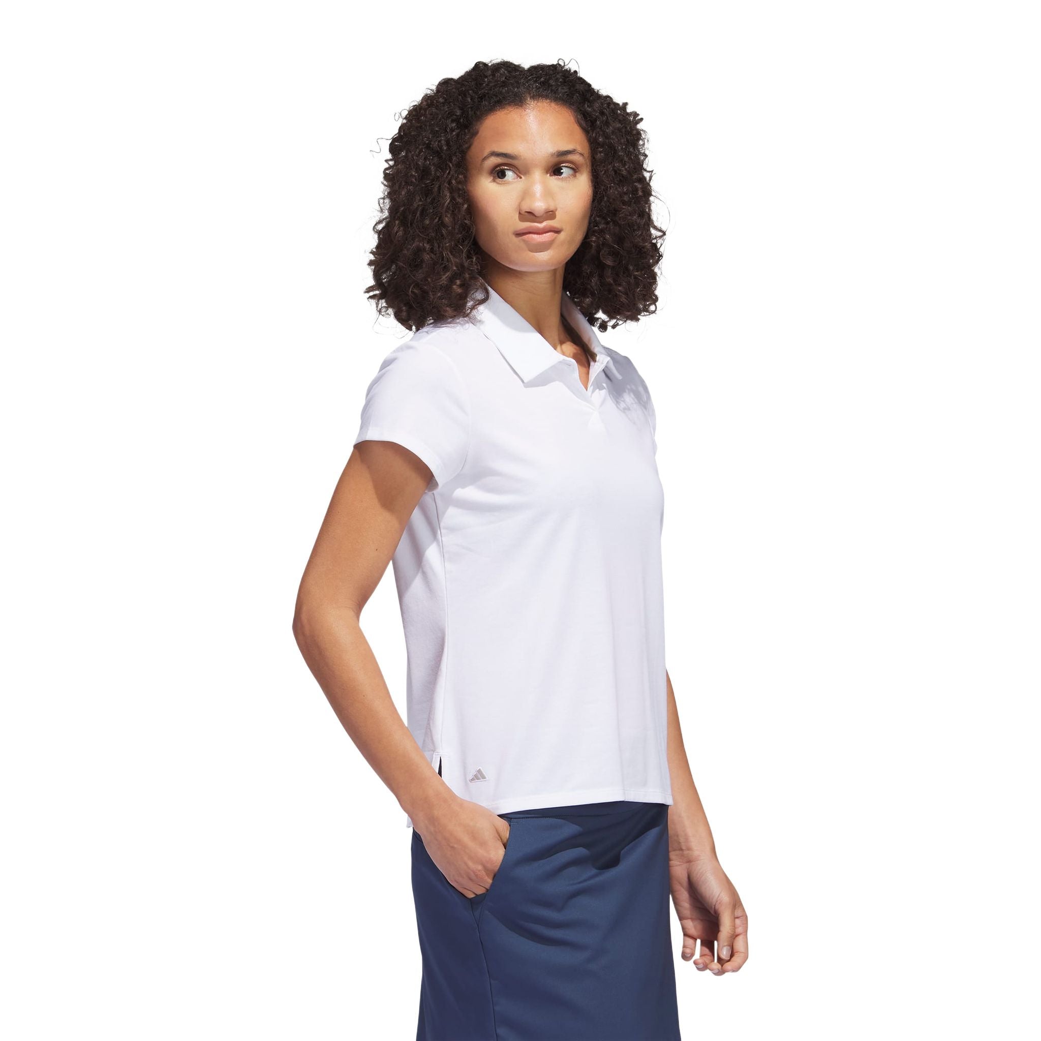 Polo da donna Adidas Go-To Heathered