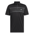 Polo a righe sul petto Adidas Core da uomo
