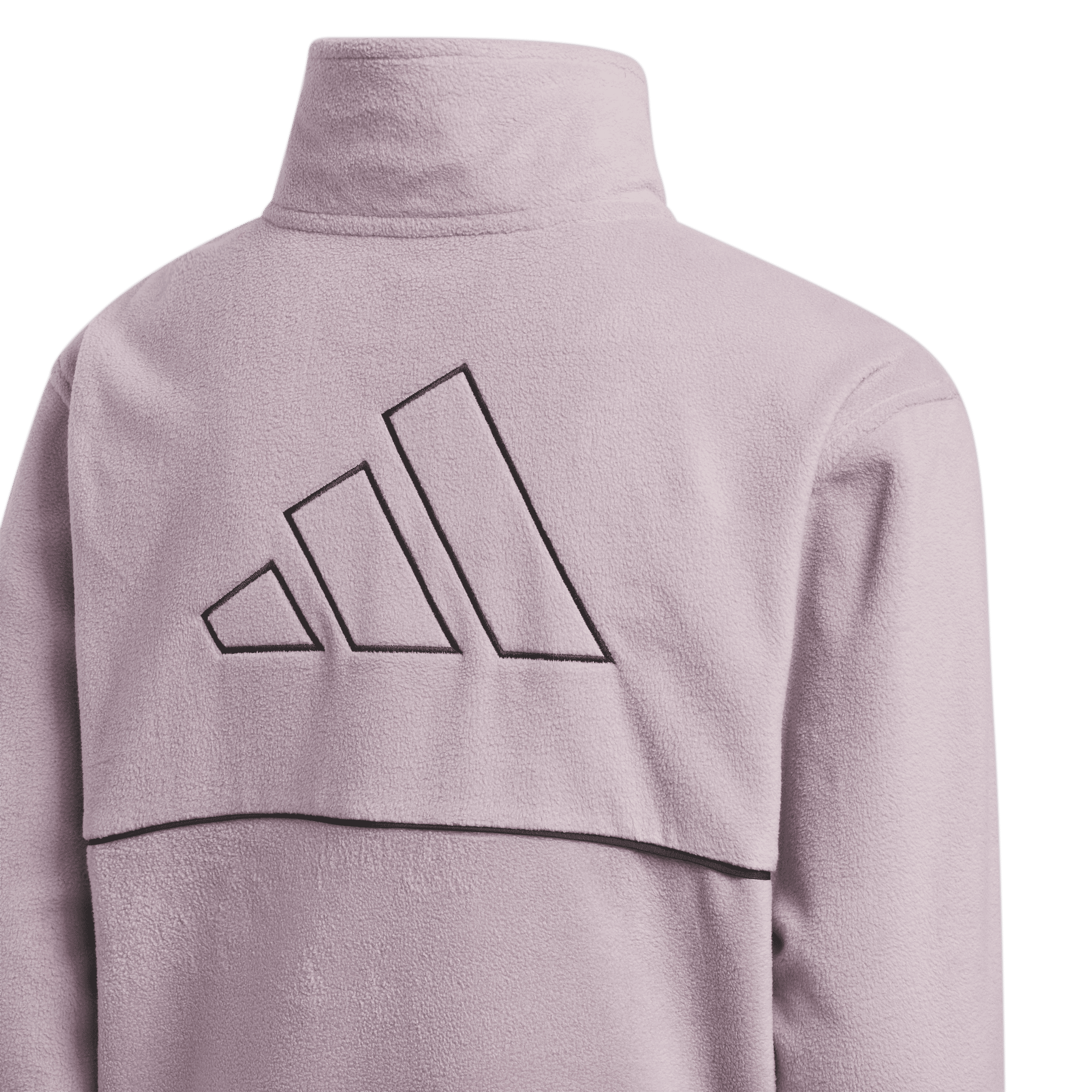 Giacca in pile con zip 1/4 Adidas da donna